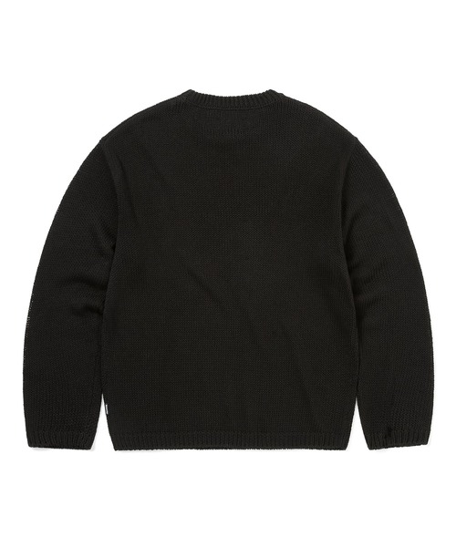 thisisneverthat(ディスイズネバーザット)の「Loose Gauge Knit Crew(ニット/セーター・メンズ・ブラック/アイボリー/ライトブラウン・L/M/S/XL)」の7枚目の写真