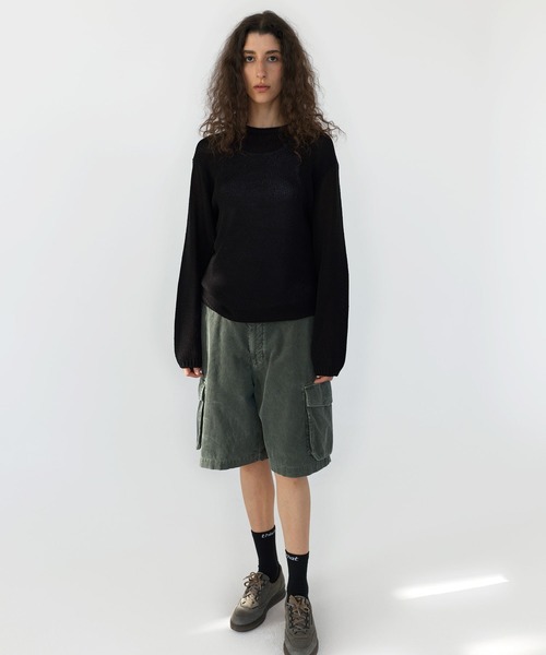 thisisneverthat(ディスイズネバーザット)の「Loose Gauge Knit Crew(ニット/セーター・メンズ・ブラック/アイボリー/ライトブラウン・L/M/S/XL)」の8枚目の写真