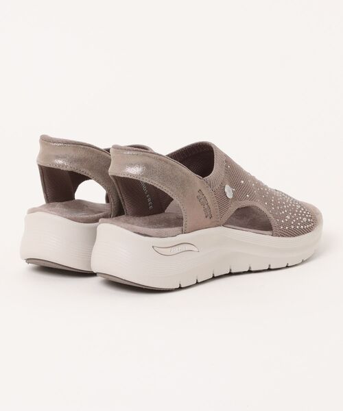 SKECHERS(スケッチャーズ)の「【Parade限定】【SKECHERS】スケッチャーズ Slip-ins: Arch Fit 2.0 - Stardust(スリップインズ:アーチフィット 2.0 スターダスト) 164016(サンダル・レディース・ブラック×ブラック/ダークベージュ・23.0cm/24.0cm/25.0cm/22.0cm)」の3枚目の写真