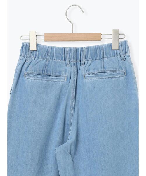 Samansa Mos2（サマンサ モスモス）の「デニムタックトラウザー（その他パンツ・レディース・ブルー/サックスブルー・L/M）」の8枚目の写真