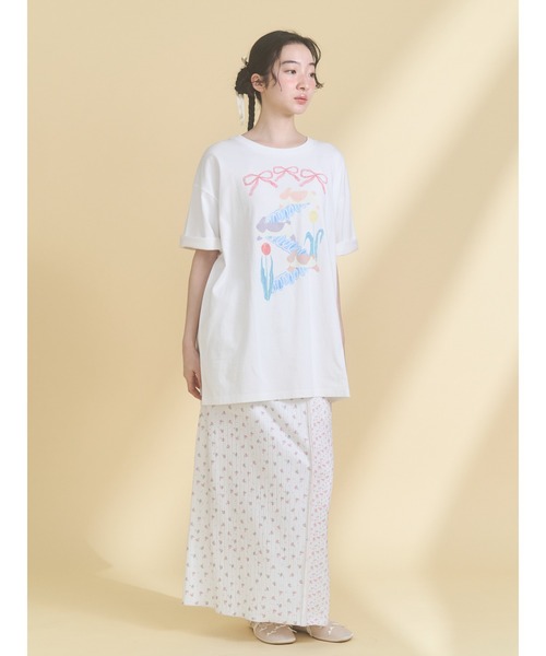 merry jenny(メリージェニー)の「petit ribbonシアーバレエシューズ(バレエシューズ・レディース・ブラック/アイボリー・LARGE/MEDIUM)」の12枚目の写真