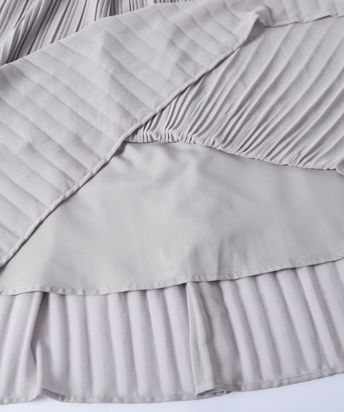 SUGAR BISKET（シュガービスケット）の「フレアプリーツスカート（スカート・レディース・ライトグレー/ホワイト/ブラック/モカ・フリー）」の9枚目の写真