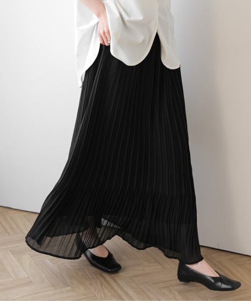 SUGAR BISKET（シュガービスケット）の「フレアプリーツスカート（スカート・レディース・ライトグレー/ホワイト/ブラック/モカ・フリー）」の15枚目の写真