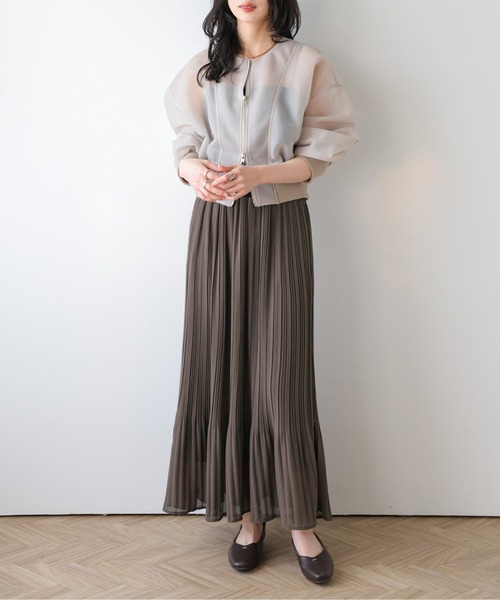 SUGAR BISKET（シュガービスケット）の「フレアプリーツスカート（スカート・レディース・ライトグレー/ホワイト/ブラック/モカ・フリー）」の20枚目の写真