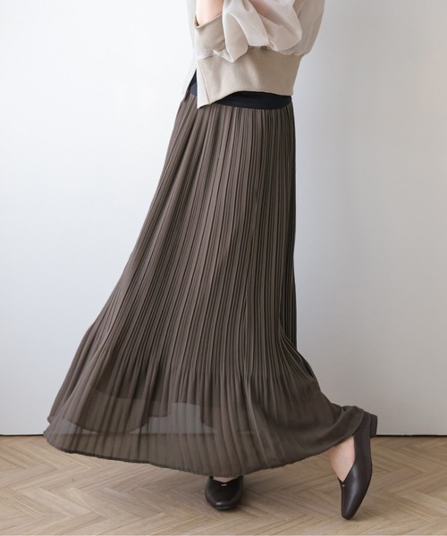 SUGAR BISKET（シュガービスケット）の「フレアプリーツスカート（スカート・レディース・ライトグレー/ホワイト/ブラック/モカ・フリー）」の22枚目の写真