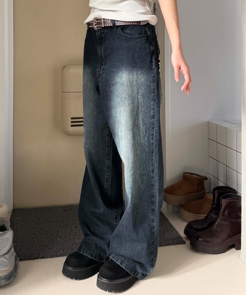 sedacle(セダクル)の「ユニオンポケットスラブ加工デニム(デニムパンツ・メンズ・ダークインディゴブルー/ブラック・SMALL/MEDIUM/LARGE)」の18枚目の写真