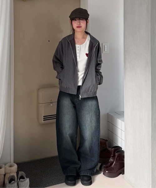 sedacle(セダクル)の「ユニオンポケットスラブ加工デニム(デニムパンツ・メンズ・ダークインディゴブルー/ブラック・SMALL/MEDIUM/LARGE)」の21枚目の写真