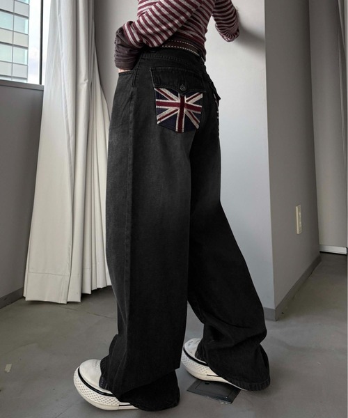 sedacle(セダクル)の「ユニオンポケットスラブ加工デニム(デニムパンツ・メンズ・ダークインディゴブルー/ブラック・SMALL/MEDIUM/LARGE)」の7枚目の写真