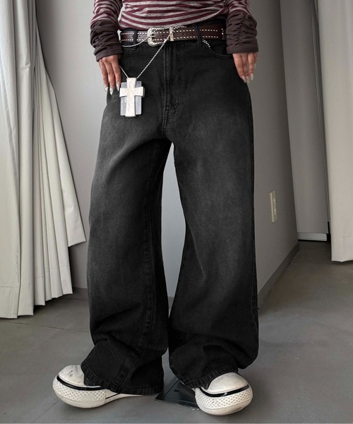 sedacle(セダクル)の「ユニオンポケットスラブ加工デニム(デニムパンツ・メンズ・ダークインディゴブルー/ブラック・SMALL/MEDIUM/LARGE)」の10枚目の写真
