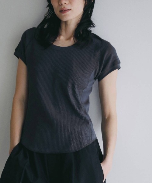anuke Vintage Rib Tops ヴィンテージリブトップス/62610608（Tシャツ