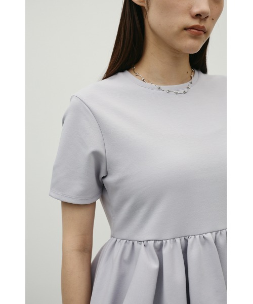 STYLEMIXER(スタイルミキサー)の「ヘムバルーンカットトップ(Tシャツ/カットソー・レディース・ブラック/ライトグレー/ホワイト・FREE)」の16枚目の写真