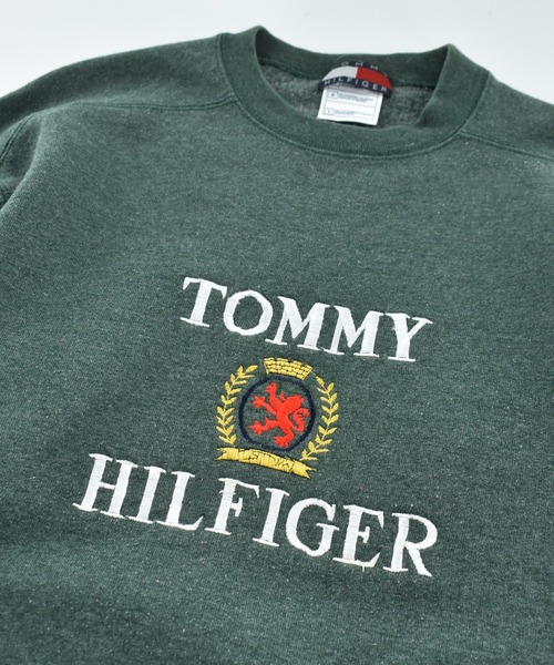 USED】90's TOMMY HILFIGER 刺繍ロゴ スウェット（スウェット）｜TOMMY