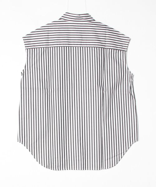 THE FLATS（ザフラッツ）の「ST: THE FLATS  N/S SHIRT / ノースリーブ シャツ（シャツ/ブラウス・レディース・カーキ/ブラック/レッド・FREE）」の21枚目の写真