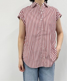THE FLATS（ザフラッツ）の「ST: THE FLATS  N/S SHIRT / ノースリーブ シャツ（シャツ/ブラウス）」