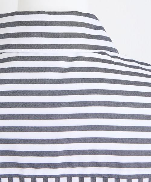 THE FLATS（ザフラッツ）の「ST: THE FLATS  N/S SHIRT / ノースリーブ シャツ（シャツ/ブラウス・レディース・カーキ/ブラック/レッド・FREE）」の9枚目の写真