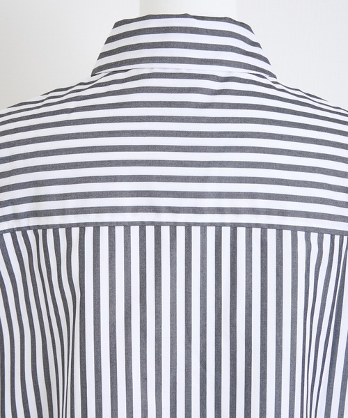 THE FLATS（ザフラッツ）の「ST: THE FLATS  N/S SHIRT / ノースリーブ シャツ（シャツ/ブラウス・レディース・カーキ/ブラック/レッド・FREE）」の10枚目の写真