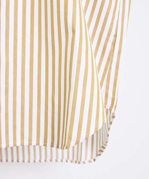 THE FLATS（ザフラッツ）の「ST: THE FLATS  N/S SHIRT / ノースリーブ シャツ（シャツ/ブラウス・レディース・カーキ/ブラック/レッド・FREE）」の14枚目の写真
