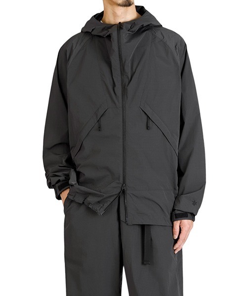 GOLDWIN（ゴールドウィン）の「Goldwin / ゴールドウイン：別注 Dope Dyed Rip-stop Hooded Jacket：ONLYARK-1-2518[PIE]（ナイロンジャケット・メンズ・グレー系その他・3/2/1）」の13枚目の写真