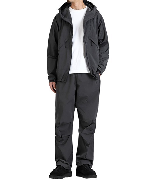 GOLDWIN（ゴールドウィン）の「Goldwin / ゴールドウイン：別注 Dope Dyed Rip-stop Hooded Jacket：ONLYARK-1-2518[PIE]（ナイロンジャケット・メンズ・グレー系その他・3/2/1）」の16枚目の写真