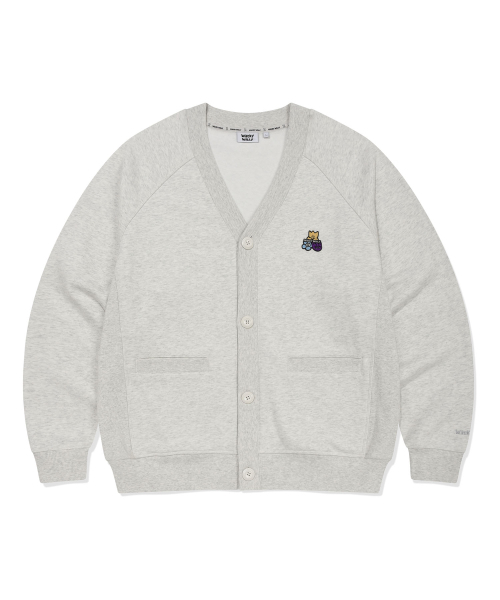 Wacky WiLLy(ワッキーウィリー)の「Vネックカーディガンライトグレー(カーディガン/ボレロ・レディース・その他・MEDIUM/LARGE/X-LARGE/SMALL)」の2枚目の写真