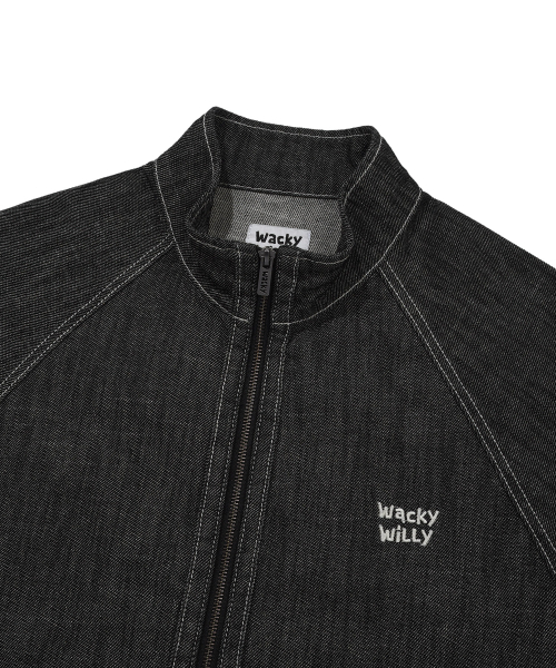 Wacky WiLLy(ワッキーウィリー)の「デニムフルジップジャンパー ブラック(デニムジャケット・レディース・その他・SMALL/MEDIUM/LARGE/X-LARGE)」の4枚目の写真