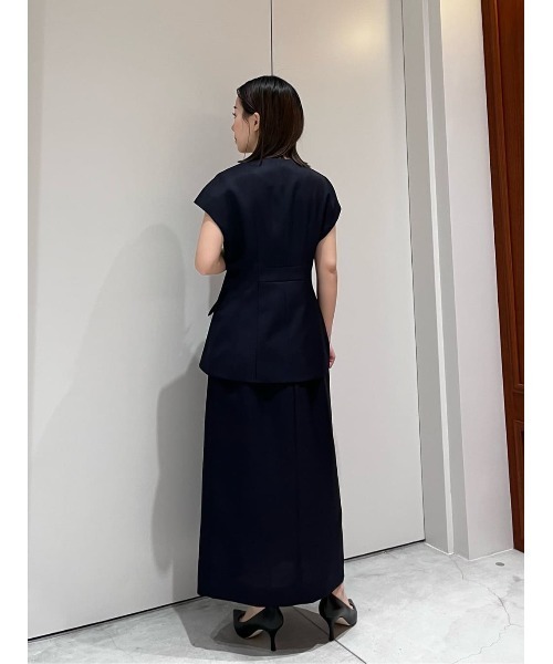 COLUMN(コラム)の「COLUMN / タックスカート<THE COLUMN>(スカート・レディース・ベージュ/ネイビー・36/38)」の14枚目の写真