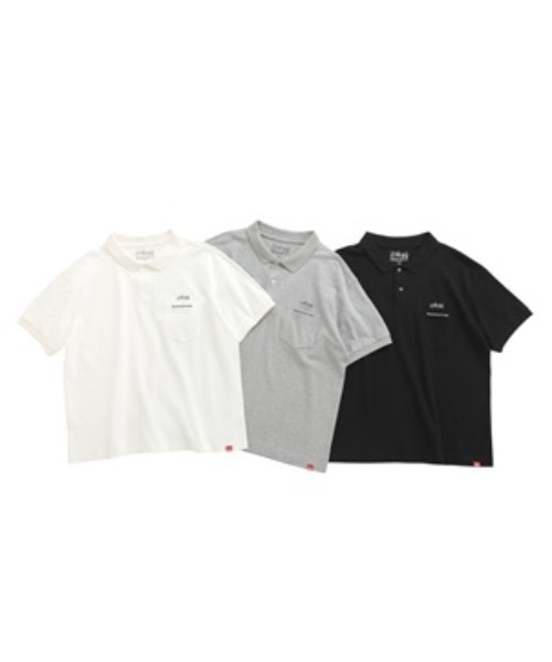 Manhattan Portage（マンハッタンポーテージ）の「Short Sleeve Polo（ポロシャツ・メンズ・ヘザーグレー/ホワイト/ブラック・LARGE/MEDIUM/X-LARGE）」の13枚目の写真