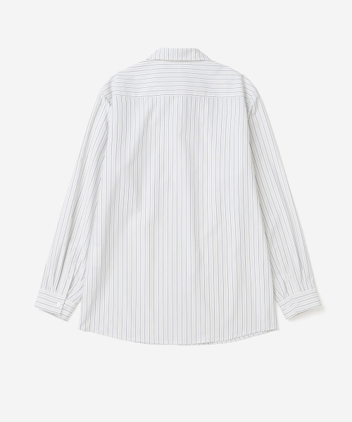 ADDSLOW（アドスロー）の「Stripe Pocket Shirt (White)（シャツ/ブラウス・レディース・その他・0/1/2）」の9枚目の写真