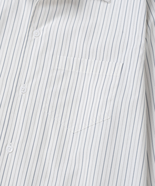 ADDSLOW（アドスロー）の「Stripe Pocket Shirt (White)（シャツ/ブラウス・レディース・その他・0/1/2）」の10枚目の写真