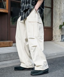 Rocky Monroe（ロッキーモンロー）の「裾ドローコード ミリタリーワイドカーゴパンツ（カーゴパンツ）」