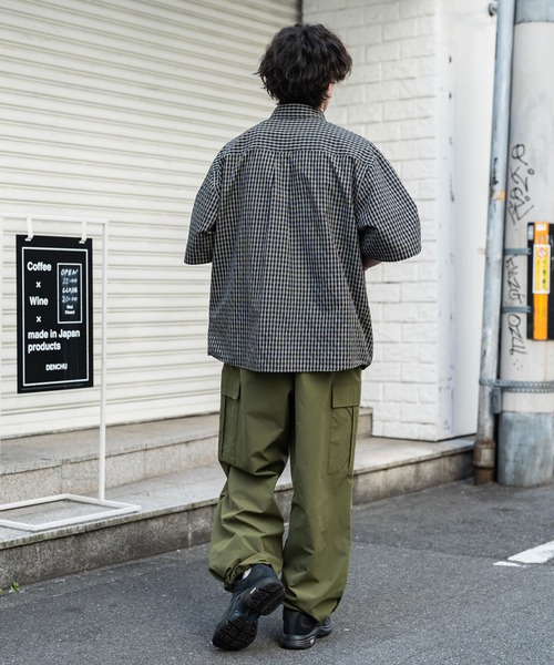 セール】裾ドローコード ミリタリーワイドカーゴパンツ（カーゴパンツ