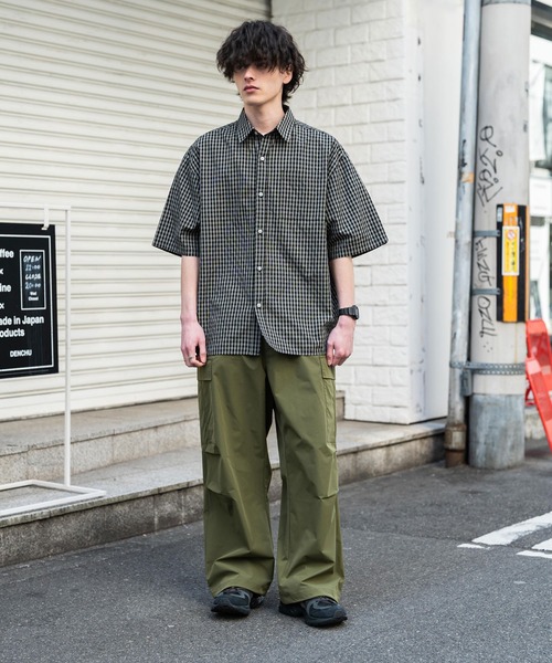 裾ドローコード ミリタリーワイドカーゴパンツ（カーゴパンツ）｜Rocky