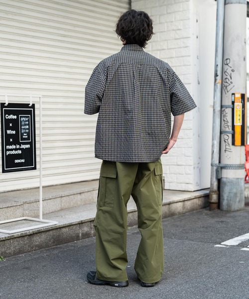 セール】裾ドローコード ミリタリーワイドカーゴパンツ（カーゴパンツ