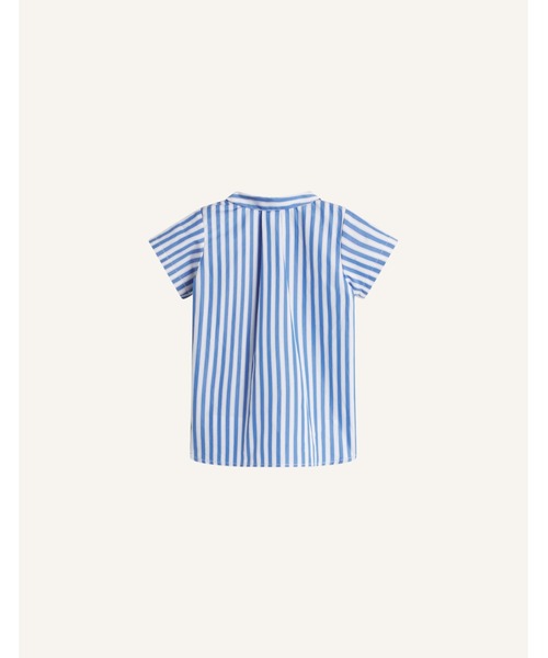 Maison Kitsune（メゾンキツネ）の「LYDIAH STRIPED POPLIN DRESS（ワンピース・キッズ・ストライプ・70cm/95cm/90cm/80ｃｍ/75cm）」の2枚目の写真