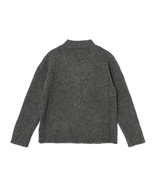 forget-me-nots(フォーゲットミーノッツ)の「DECO SWEATER SMOKE ESU-W25-10066-SM(ニット/セーター・レディース・グレー・X-SMALL)」の2枚目の写真