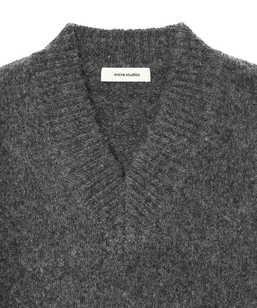 forget-me-nots(フォーゲットミーノッツ)の「DECO SWEATER SMOKE ESU-W25-10066-SM(ニット/セーター・レディース・グレー・X-SMALL)」の3枚目の写真