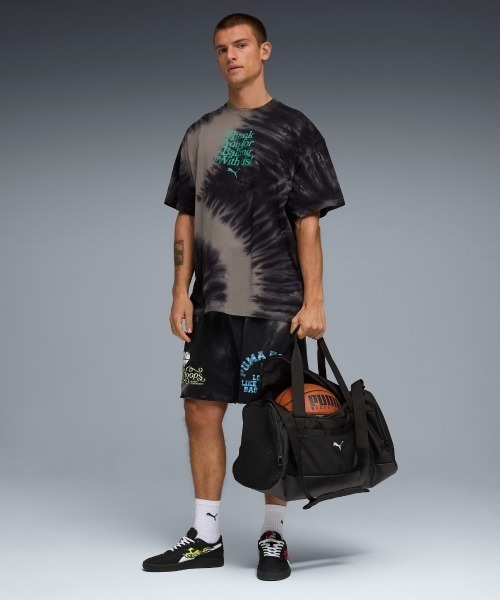 PUMA(プーマ)の「PUMA WHAT THE FUN TEE(プーマ WHAT THE FUN Tシャツ)(Tシャツ/カットソー・メンズ・ブラック系・SMALL/MEDIUM/LARGE/X-LARGE/XX-LARGE)」の2枚目の写真