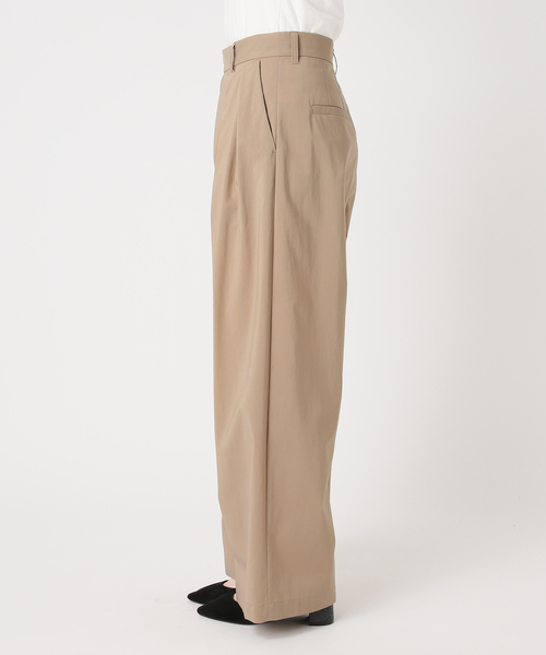 journal standard L'essage(ジャーナルスタンダードレサージュ)の「《撥水/UVカット/手洗い可》WATER REPELLENT/UVカットパンツ(スラックス・レディース・ブラック/ベージュ・36/38)」の14枚目の写真