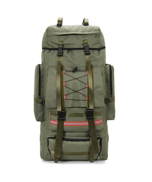 BACKYARD FAMILY(バックヤードファミリー)の「リュック バッグ 130L 旅行 遠足 登山 防災(バックパック/リュック・レディース・ブラック/ベージュ/グリーン/ネイビー・FREE)」の3枚目の写真