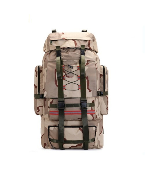 BACKYARD FAMILY(バックヤードファミリー)の「リュック バッグ 130L 旅行 遠足 登山 防災(バックパック/リュック・レディース・ブラック/ベージュ/グリーン/ネイビー・FREE)」の6枚目の写真