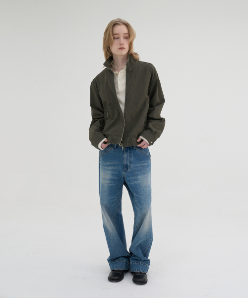 NOUN(ノウン)の「stand collar jacket (khaki)(その他アウター・メンズ・その他・1/2)」の3枚目の写真