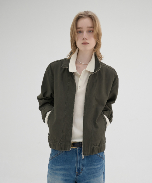 NOUN(ノウン)の「stand collar jacket (khaki)(その他アウター・メンズ・その他・1/2)」の4枚目の写真