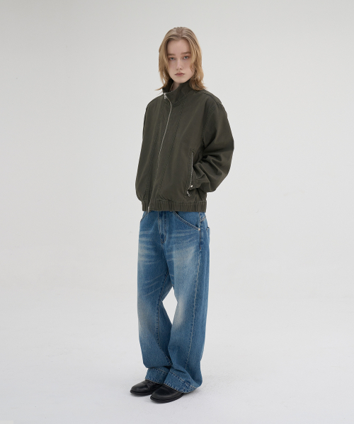 NOUN(ノウン)の「stand collar jacket (khaki)(その他アウター・メンズ・その他・1/2)」の5枚目の写真