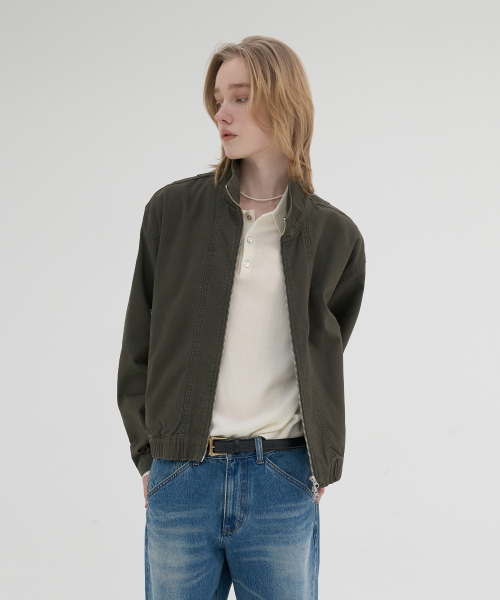 NOUN(ノウン)の「stand collar jacket (khaki)(その他アウター・メンズ・その他・1/2)」の6枚目の写真