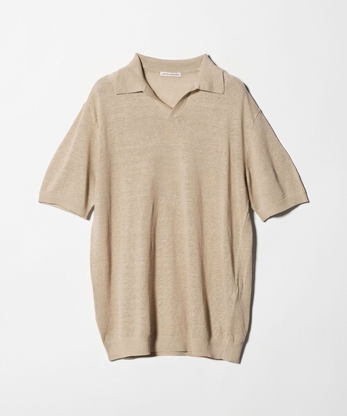 UNITED ARROWS(ユナイテッドアローズ)の「リネン/コットン スキッパー ポロシャツ(ポロシャツ・メンズ・ブラック/ベージュ・M/S/L/XL)」の13枚目の写真