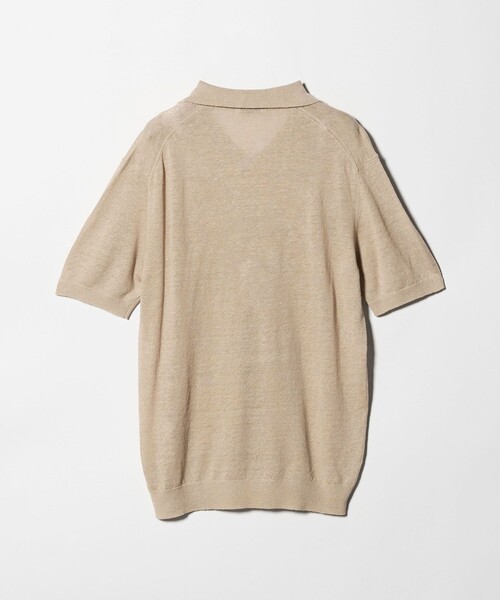 UNITED ARROWS(ユナイテッドアローズ)の「リネン/コットン スキッパー ポロシャツ(ポロシャツ・メンズ・ブラック/ベージュ・M/S/L/XL)」の14枚目の写真
