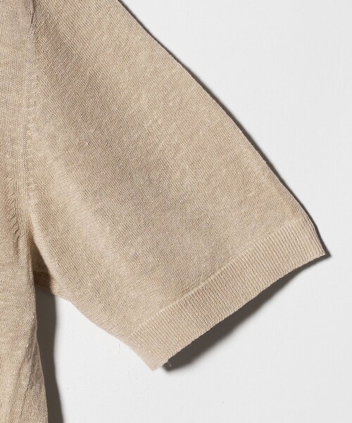 UNITED ARROWS(ユナイテッドアローズ)の「リネン/コットン スキッパー ポロシャツ(ポロシャツ・メンズ・ブラック/ベージュ・M/S/L/XL)」の16枚目の写真