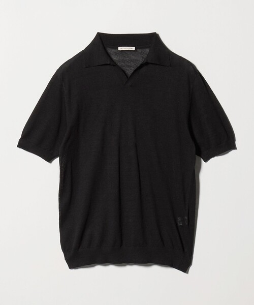 UNITED ARROWS(ユナイテッドアローズ)の「リネン/コットン スキッパー ポロシャツ(ポロシャツ・メンズ・ブラック/ベージュ・M/S/L/XL)」の18枚目の写真