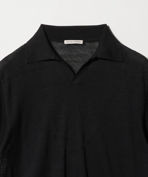 UNITED ARROWS(ユナイテッドアローズ)の「リネン/コットン スキッパー ポロシャツ(ポロシャツ・メンズ・ブラック/ベージュ・M/S/L/XL)」の19枚目の写真