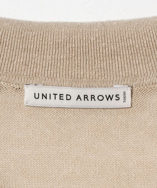 UNITED ARROWS(ユナイテッドアローズ)の「リネン/コットン スキッパー ポロシャツ(ポロシャツ・メンズ・ブラック/ベージュ・M/S/L/XL)」の21枚目の写真